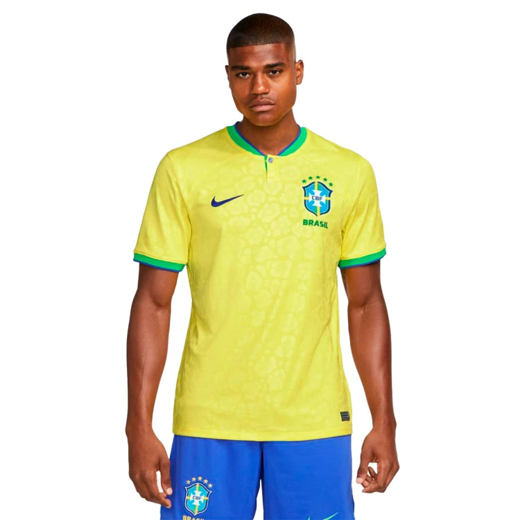 Camiseta Nike Brasil Primera EquipaciĂłn Stadium Mundial Qatar 2022 - Imagen 3