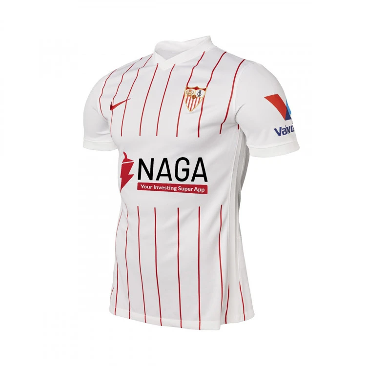 Camiseta Nike Sevilla FC Primera EquipaciĂłn Stadium 2021-2022 Mujer