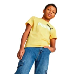 Camiseta Puma Essentials+ 2 Col Logo Niño