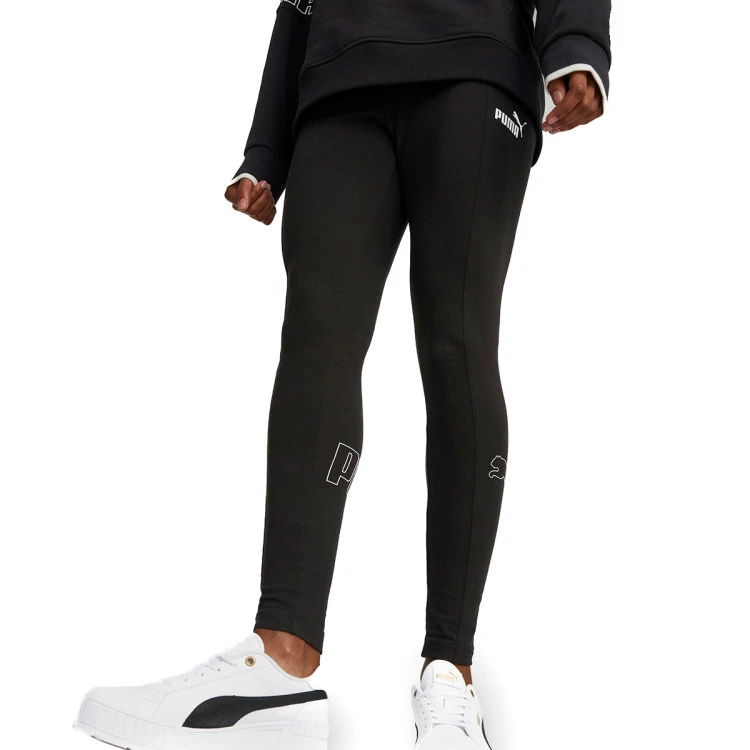 Malla Puma Power Colorblock 7/8 High-Waist Mujer