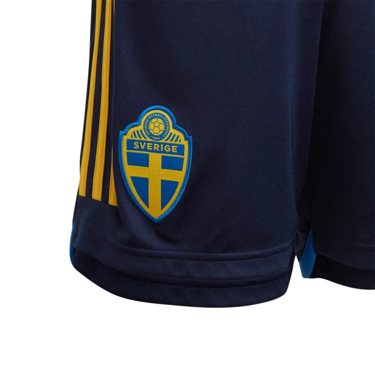 Pantalón Corto Adidas Suecia Primera Equipación 2022-2023 Niño - Imagen 3