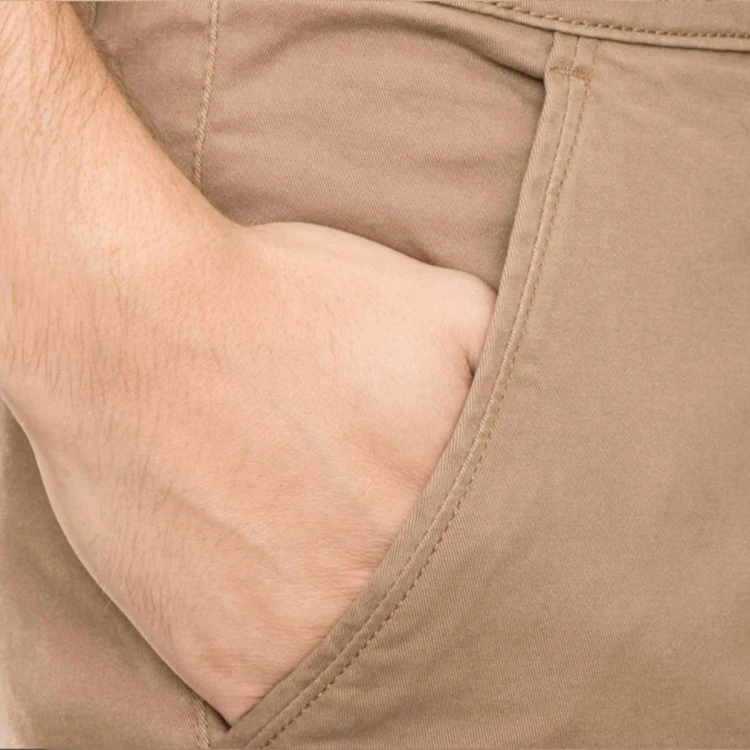 PantalĂłn Largo Reell Flex Tapered Chino Dark Sand - Imagen 3