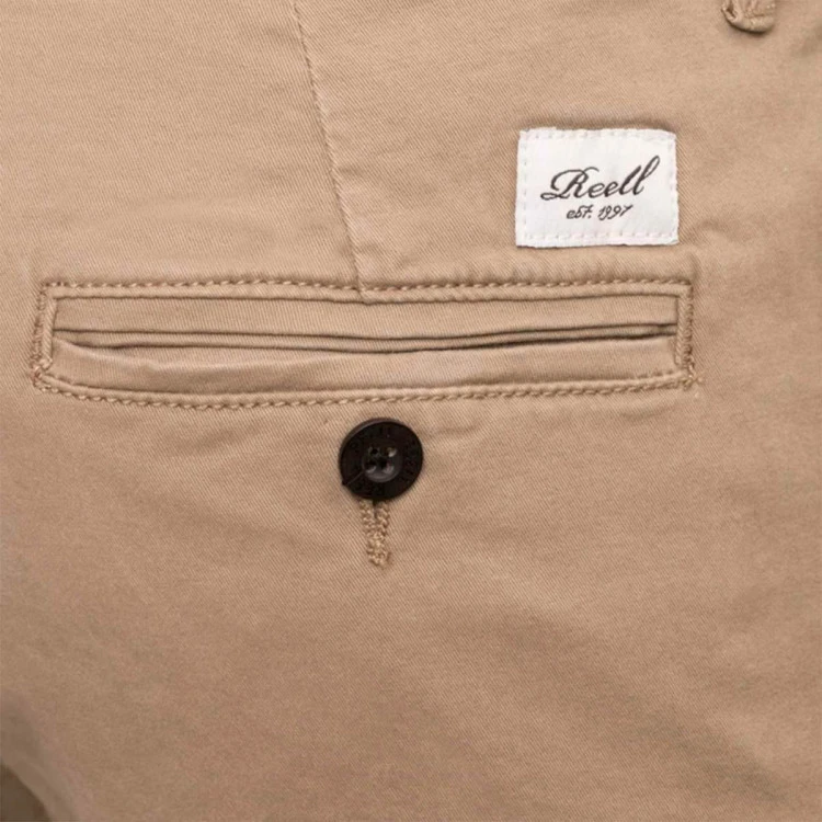 PantalĂłn Largo Reell Flex Tapered Chino Dark Sand - Imagen 4