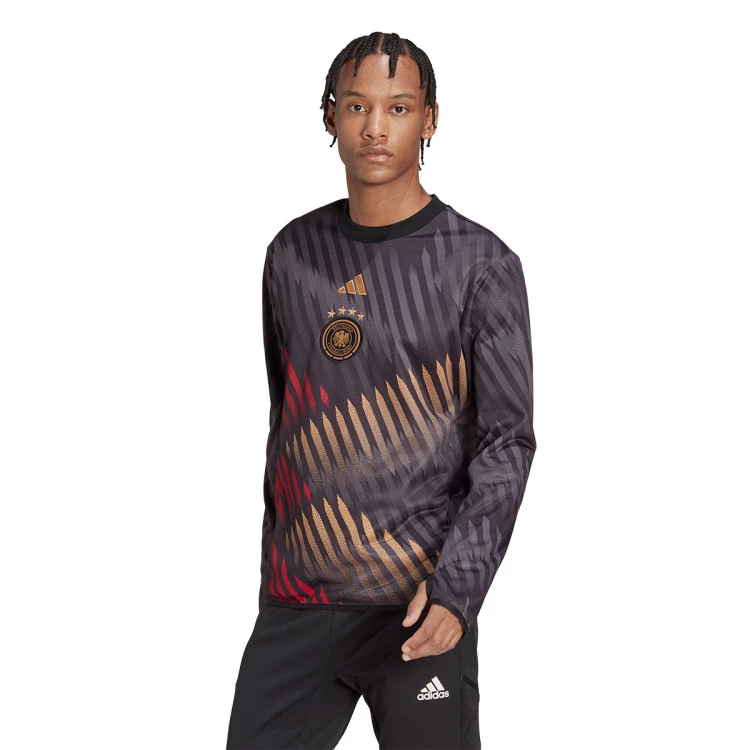 Sudadera Adidas Alemania Fanswear Mundial Qatar 2022 - Imagen 2