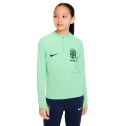 Sudadera Nike Brasil Training Mundial Qatar 2022 Niño